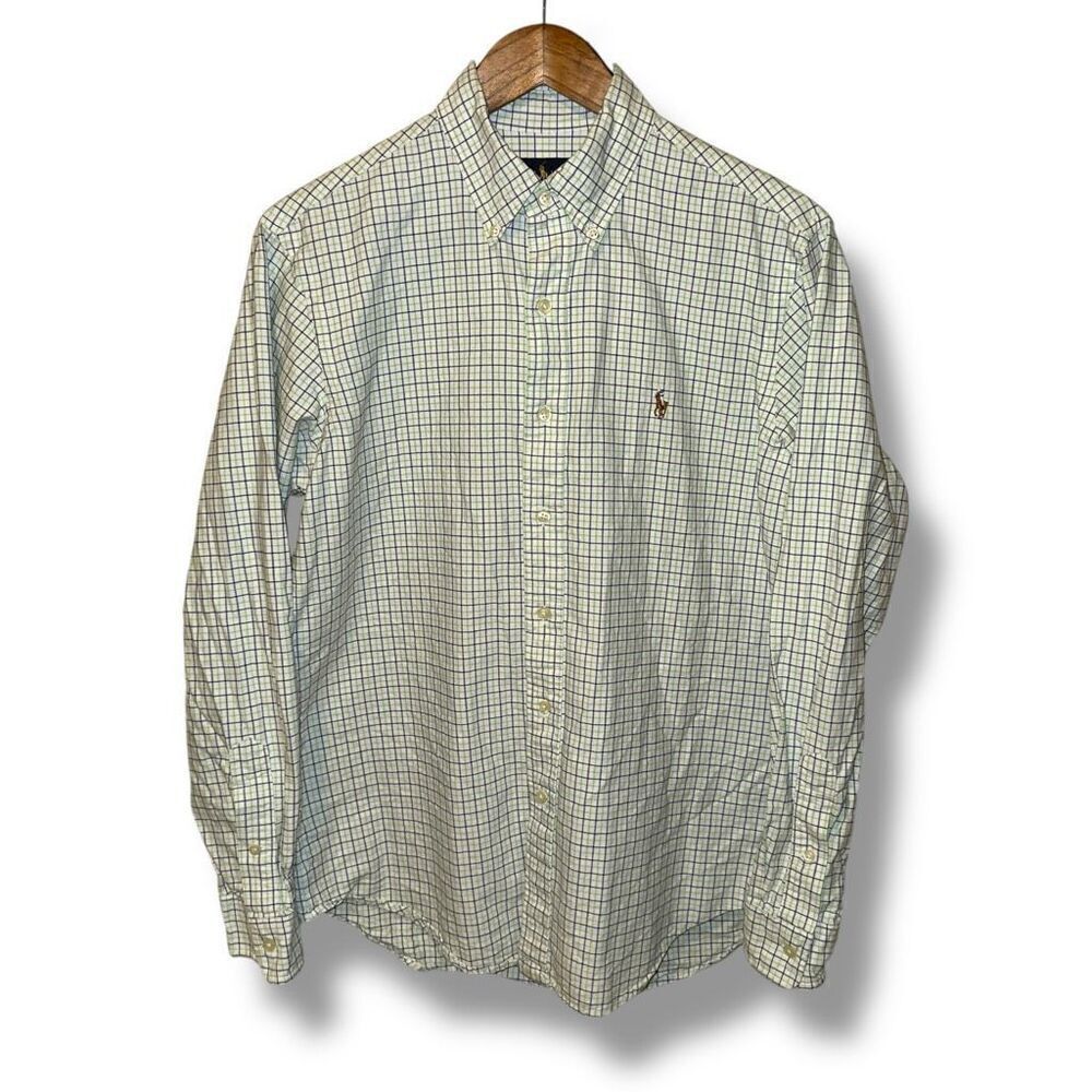 Polo Ralph Lauren Green Flesh Pony Oxford Button Down Shirt M